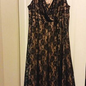 Woman  Dress black lace